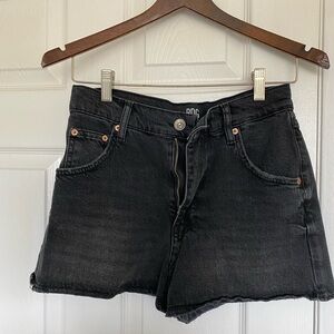 BDG Black Jean Shorts